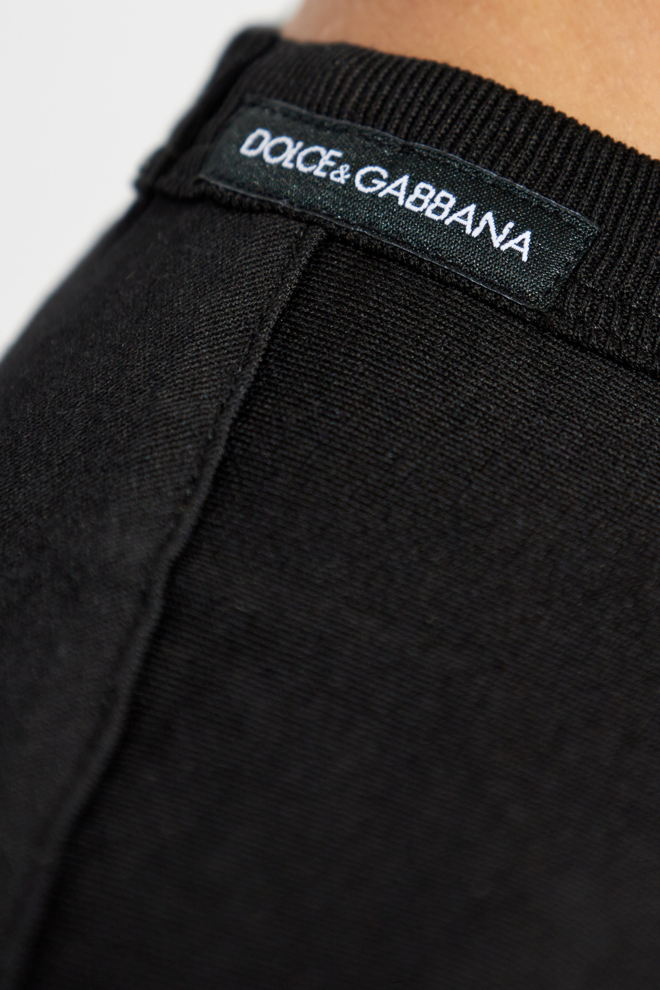 Black T-shirt with logo Dolce & Gabbana - Vitkac AS